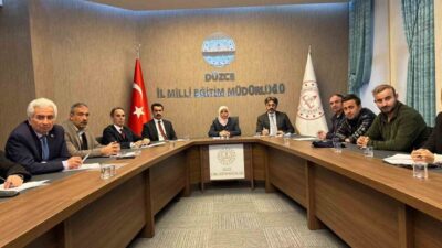 DÜZCE (İHA) – Düzce İl Milli Eğitim Müdürlüğü bünyesinde, iş