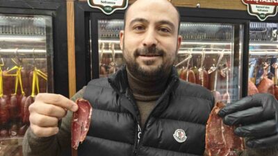 Kayseri’nin tescilli lezzetlerinden olan pastırmanın kilosu raflarda 2 bin TL