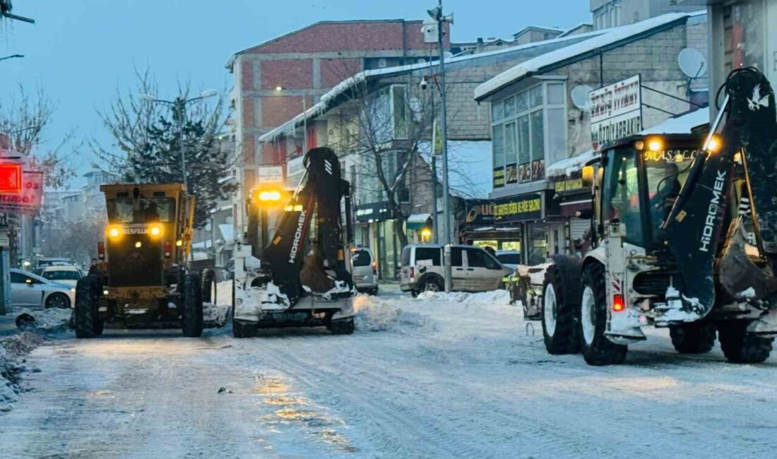 Patnos’ta günlerdir etkili olan yoğun kar yağışının durmasının ardından, Patnos