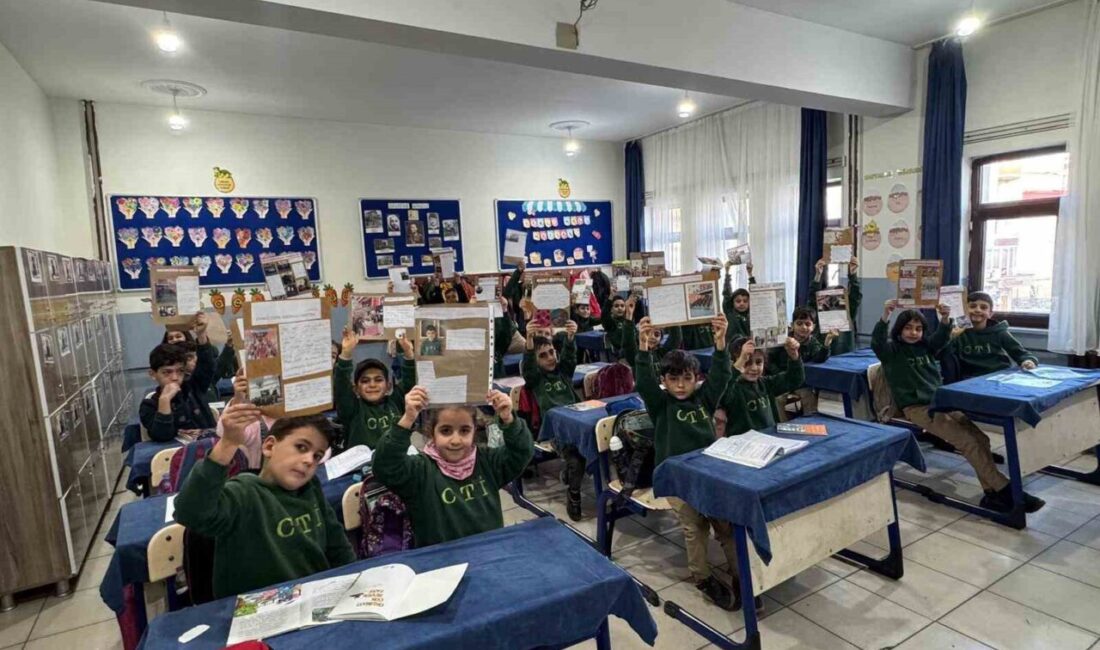 Ağrı’nın Patnos ilçesinde, Cengiz Topel İlkokulu 2-C sınıfı öğrencileri örnek