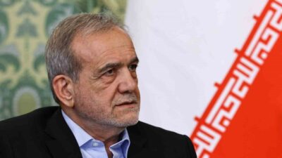 İran Cumhurbaşkanı Mesud Pezeşkiyan, Katar Emiri Şeyh Temim bin Hamad