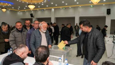 Pınarbaşı Esnaf Odası seçimli Olağan Genel Kurulu’nda mevcut başkan Bünyamin