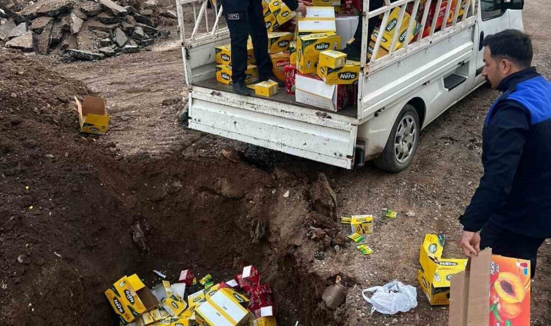 Hatay’da okul çevrelerinde bulunan işletmelere yönelik yapılan denetimlerde ele geçirilen