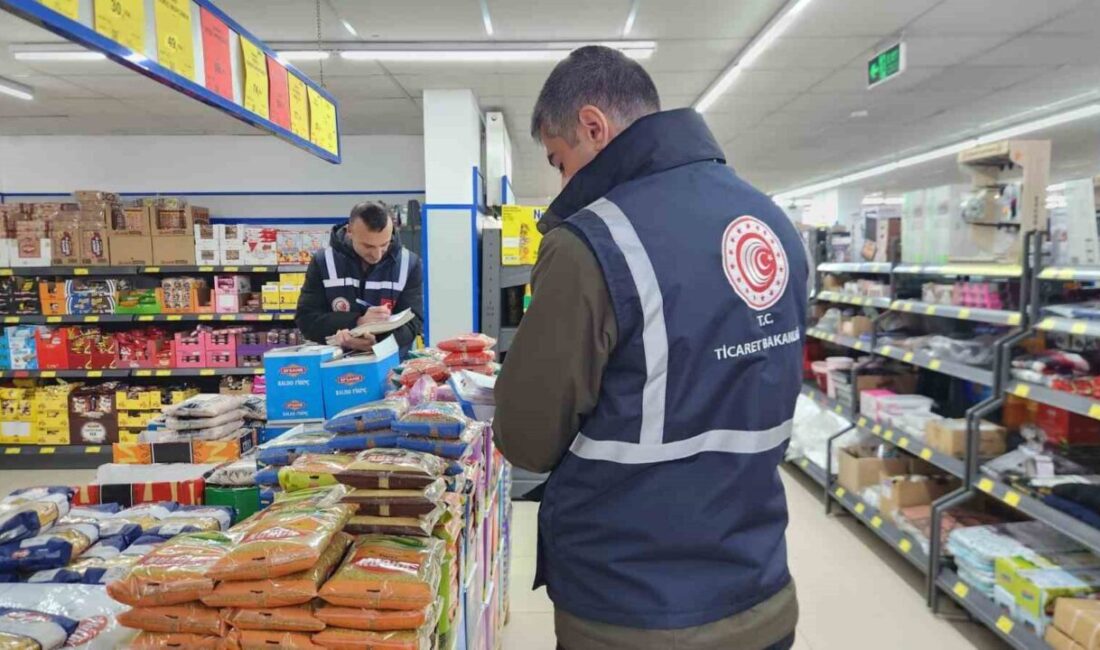 Ticaret Bakanlığı’nın talimatları doğrultusunda Ramazan ayı öncesi Tunceli’de zincir marketlere