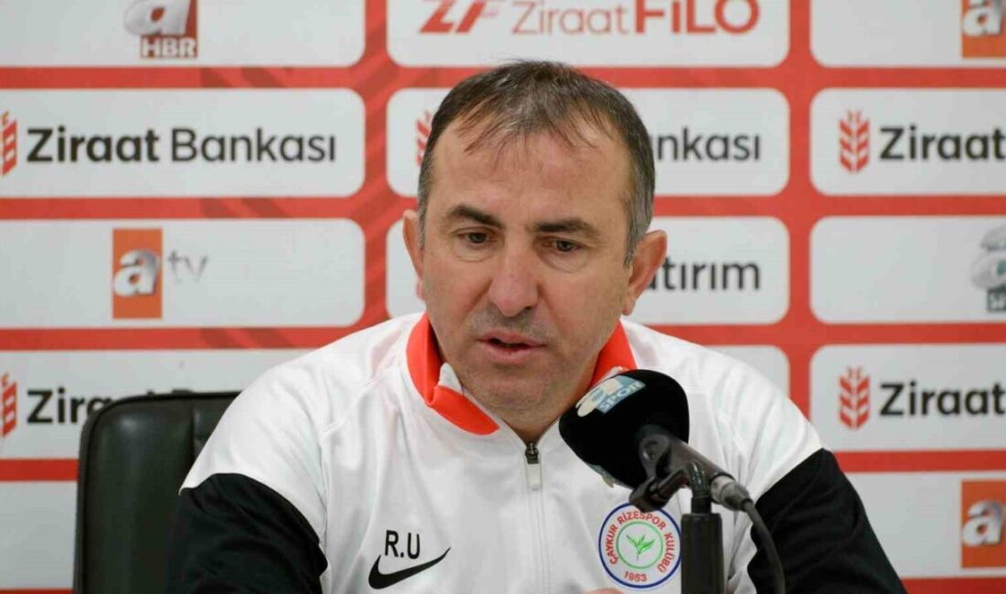 Çaykur Rizespor Direktörü Recep Uçar, Erzurumspor FK karşısında pozisyona girdikleri