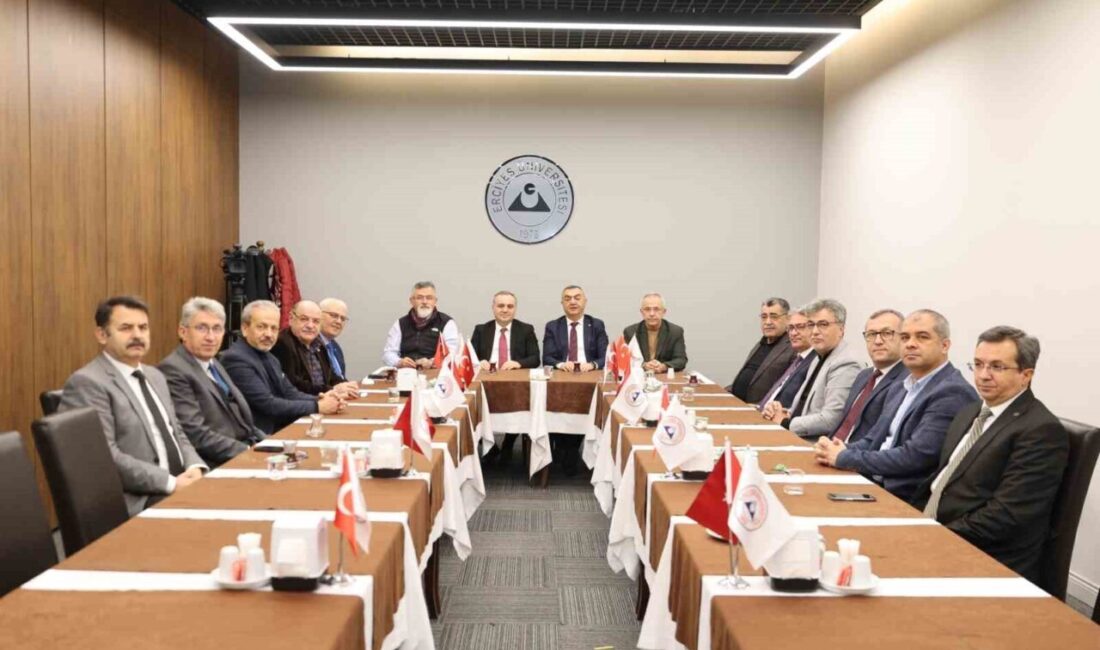 Erciyes Üniversitesi (ERÜ) Rektörü Prof. Dr. Fatih Altun tarafından Kayseri