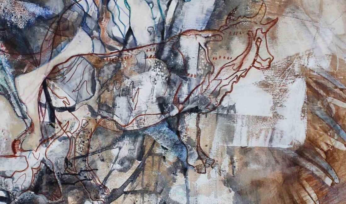 Ressam Cenk Mısırlıoğlu, “Biraz Taş, Biraz Hayvan, Biraz Düş” isimli