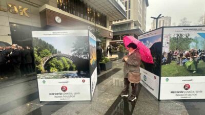 Rize’de 10 Ocak Çalışan Gazeteciler Günü etkinlikleri kapsamında, gazeteci Aytekin