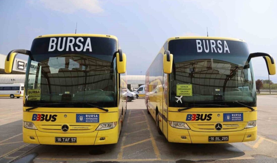 Bursa’dan her yıl 3 milyon kişi hava yoluyla ulaşım için