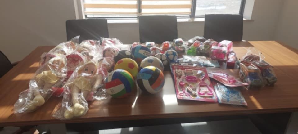 Diyarbakır’ın Çermik İlçe Devlet Hastanesinde görevli bir grup personel, hastanede