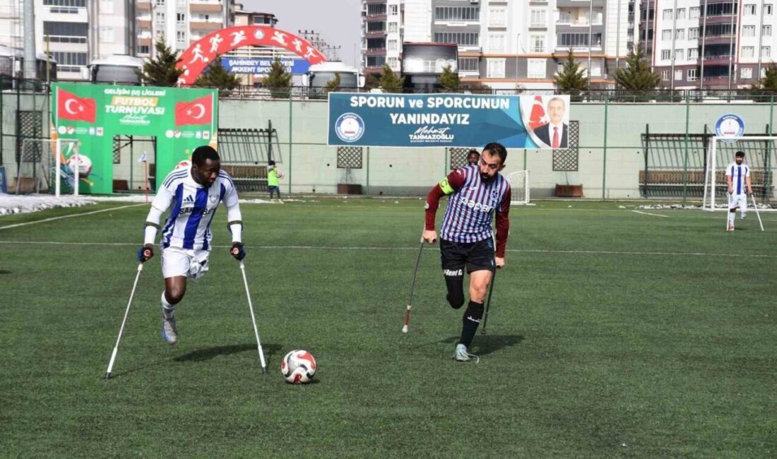 Şahinbey Belediye Spor Kulübü Ampute Futbol Takımı kendi evinde Trabzon