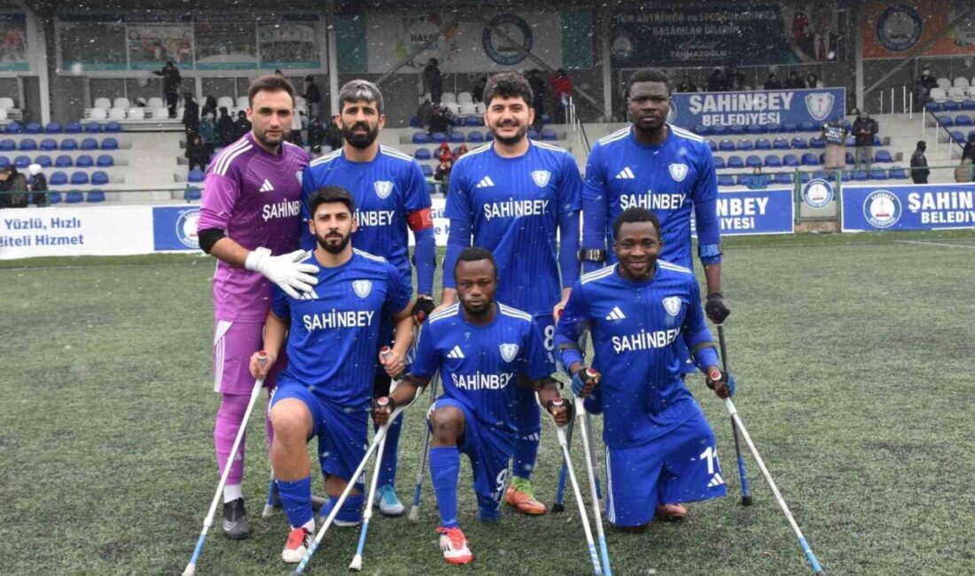 Şahinbey Belediye Spor Kulübü Ampute Futbol Takımı kendi evinde TSK