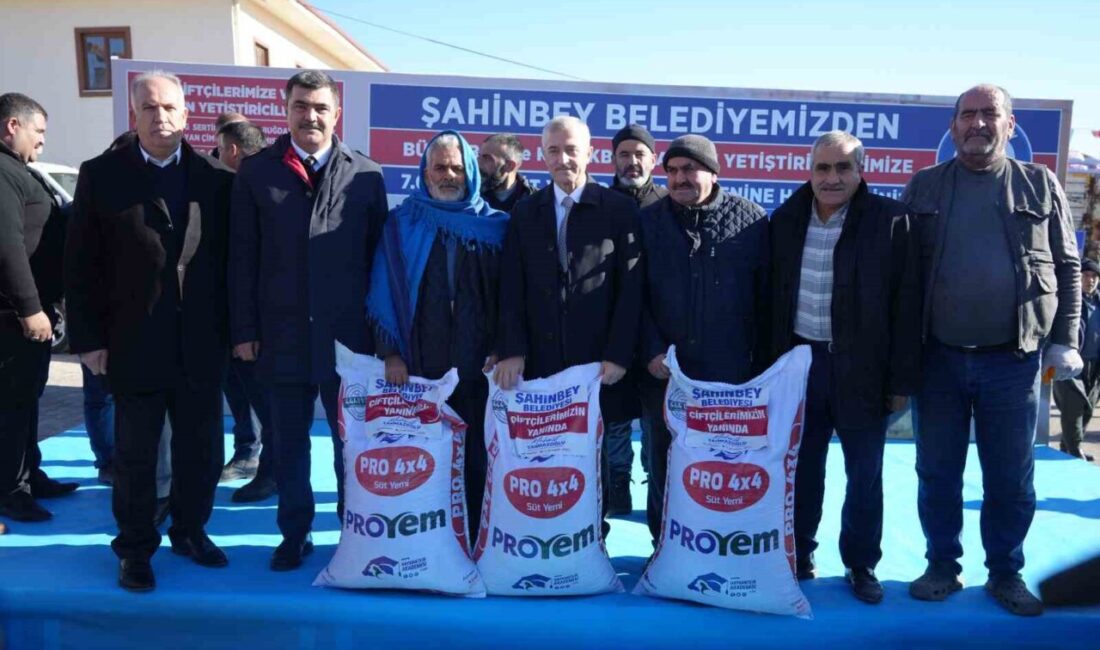 Şahinbey Belediyesi, tarım ve hayvancılığa yönelik desteklerine aralıksız devam ediyor.