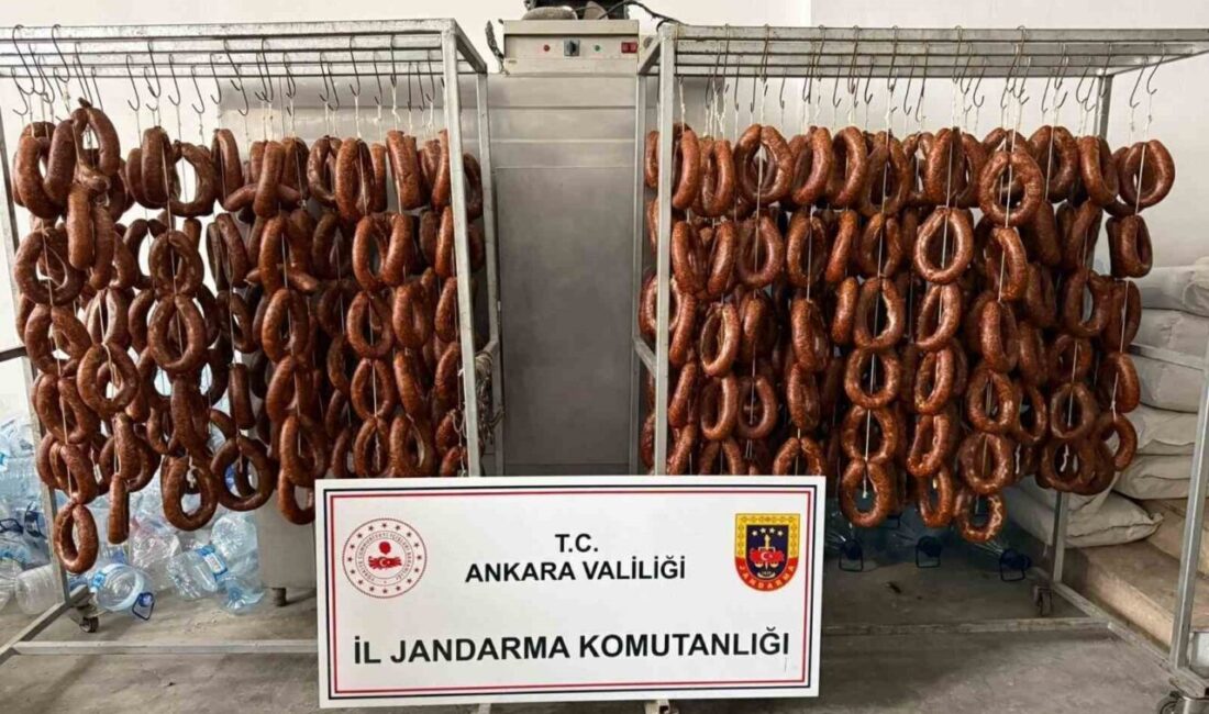 Ankara’nın Polatlı ilçesinde jandarma ekiplerince sahte gıda üretimi yaptığı tespit