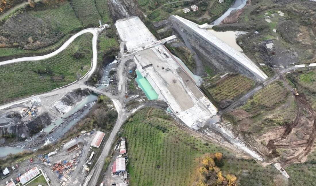 Samsun’da taşkın riskini azaltacak, tarımsal sulama ile içme suyu ihtiyacını