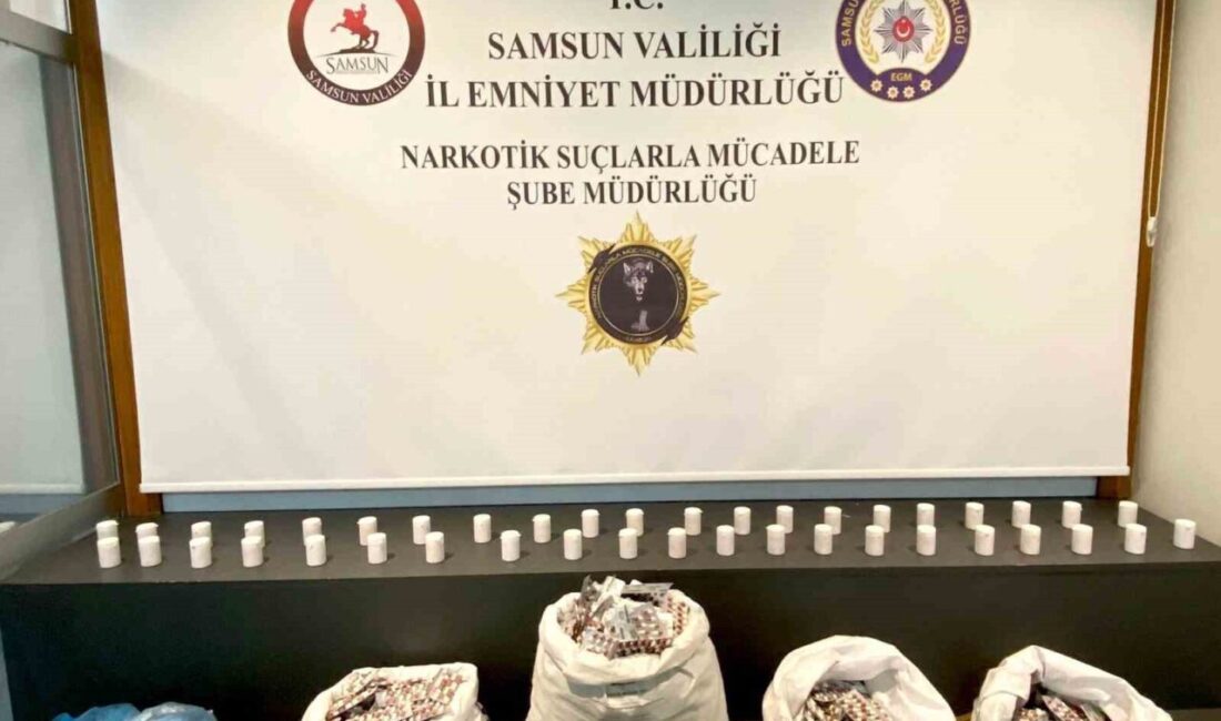 Samsun’da uyuşturucu madde ticareti ve kullanımının önlenmesine yönelik yürütülen çalışmalarda