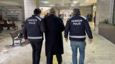 Samsun’da çeşitli suçlardan kesinleşmiş hapis cezası bulunan 2 hükümlü, polis
