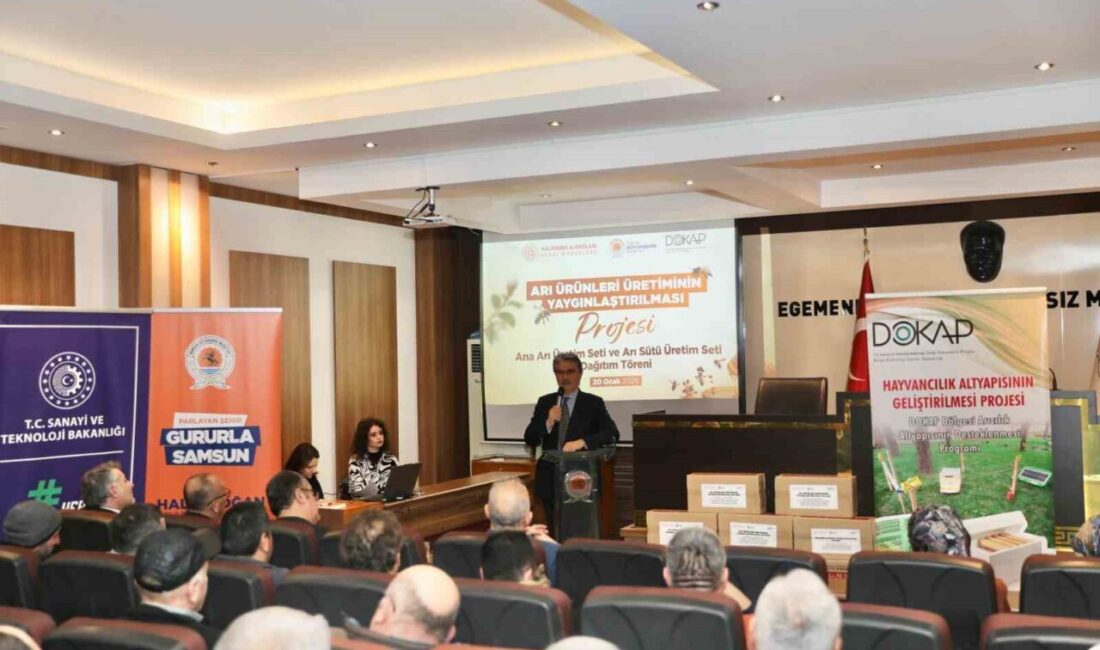 SAMSUN (İHA) – Samsun Büyükşehir Belediyesi (SBB), Samsun İlinde Arı