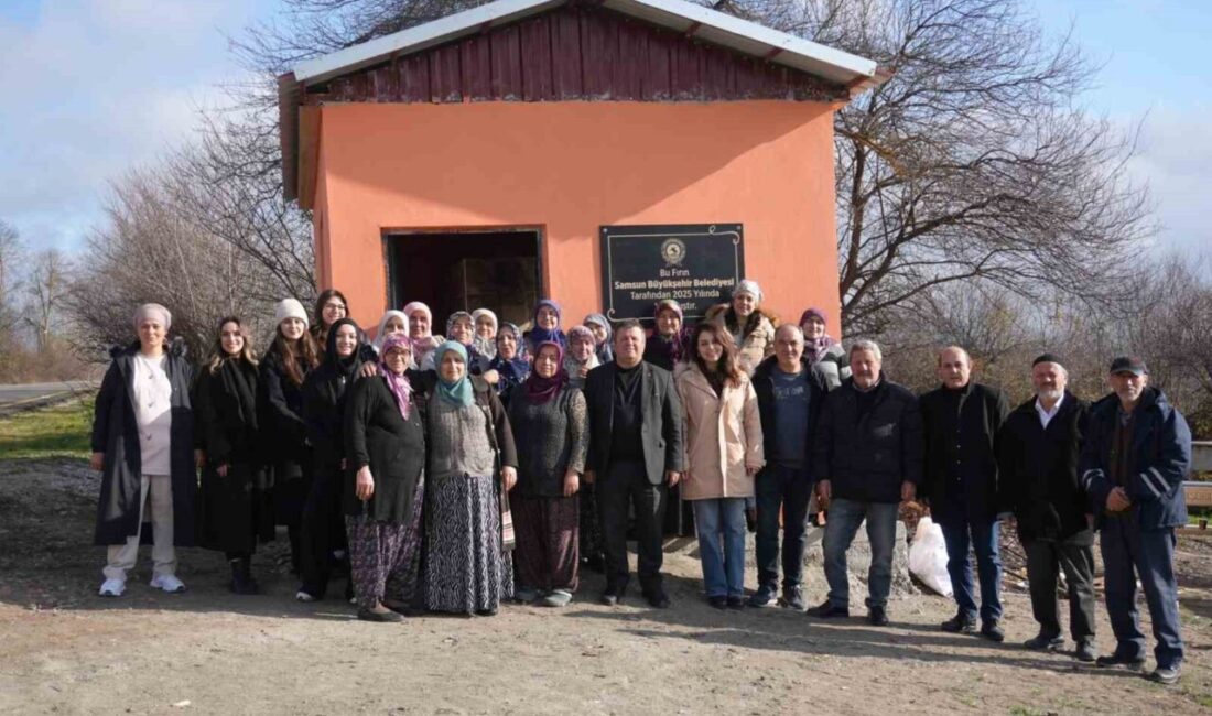 Samsun Büyükşehir Belediyesi, kırsal mahallelerde sosyal yaşamı güçlendirmek ve geleneksel