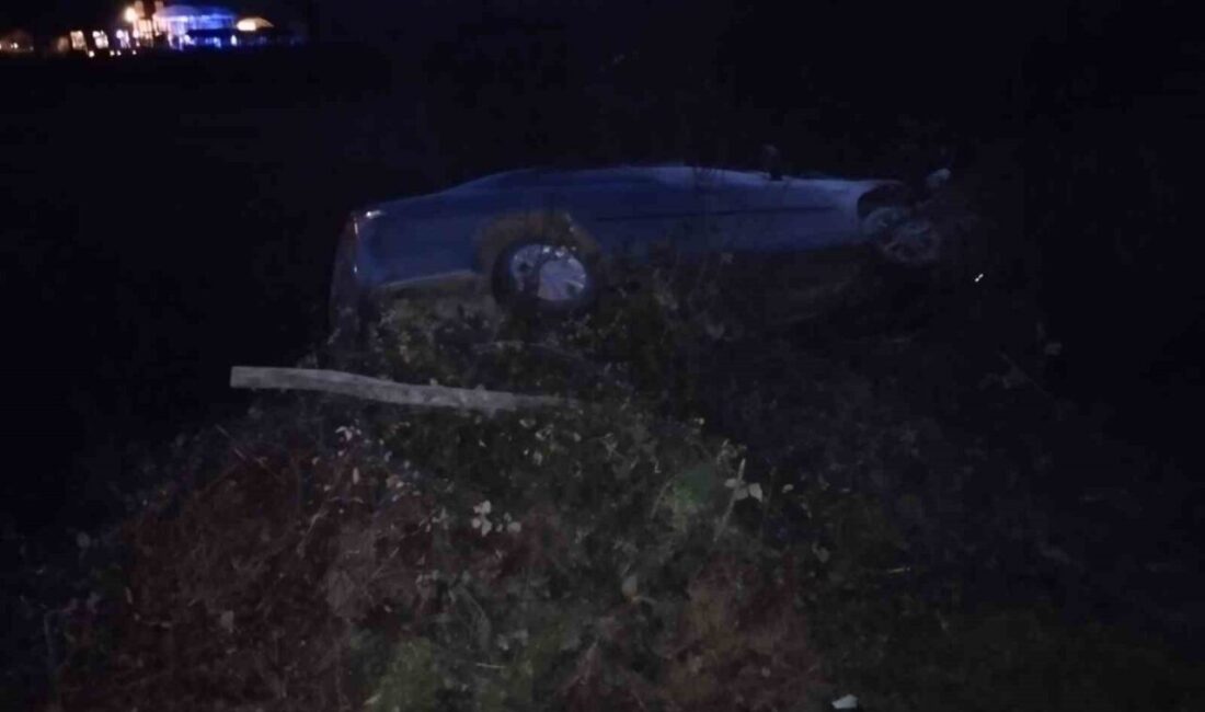 Samsun’un Salıpazarı ilçesinde otomobilin şarampole yuvarlandığı kazada 3 kişi yaralandı.