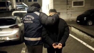 Samsun’un İlkadım ilçesinde uyuşturucu suçlarına yönelik yürütülen çalışmalar kapsamında 18