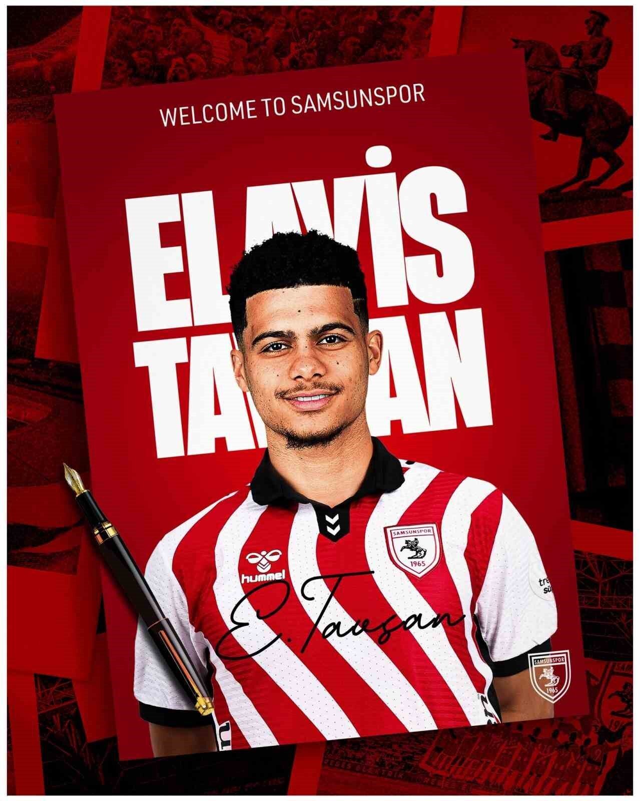 Samsunspor’un devre arasındaki 3. transferi Türk asıllı Elayis Tavsan oldu.