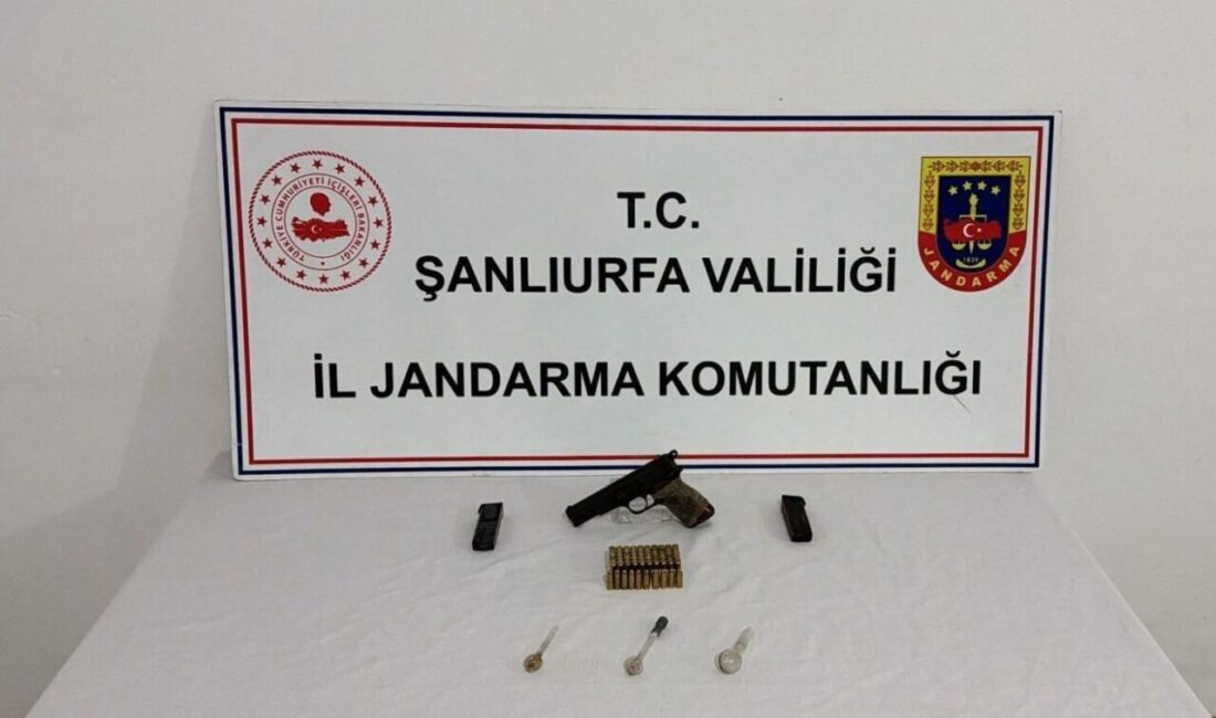 Şanlıurfa’da jandarma ekipleri tarafından yapılan çalışmalarda 7 adet ruhsatsız silah,