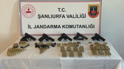 Şanlıurfa’da yasa dışı ve ruhsatsız silahlanmayla mücadele kapsamında düzenlenen operasyonda,