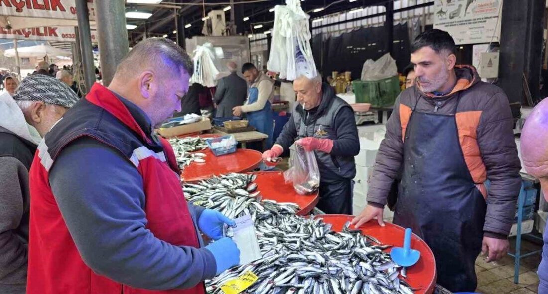 Manisa’nın Sarıgöl ilçesinde, su ürünleri perakende satış yerlerine yönelik denetimler