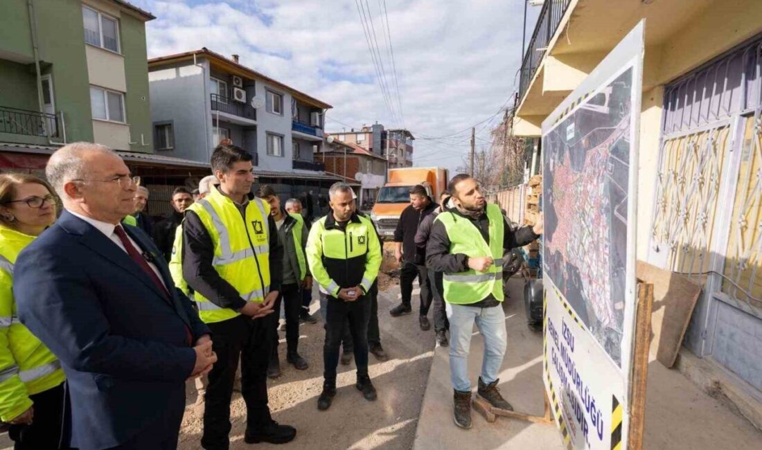 İZSU Genel Müdürlüğü kent genelinde sürdürdüğü içme suyu altyapı yatırımlarıyla