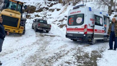 Batman’ın Sason ilçesine bağlı Kaleyolu köyünde aniden rahatsızlanan bir vatandaş