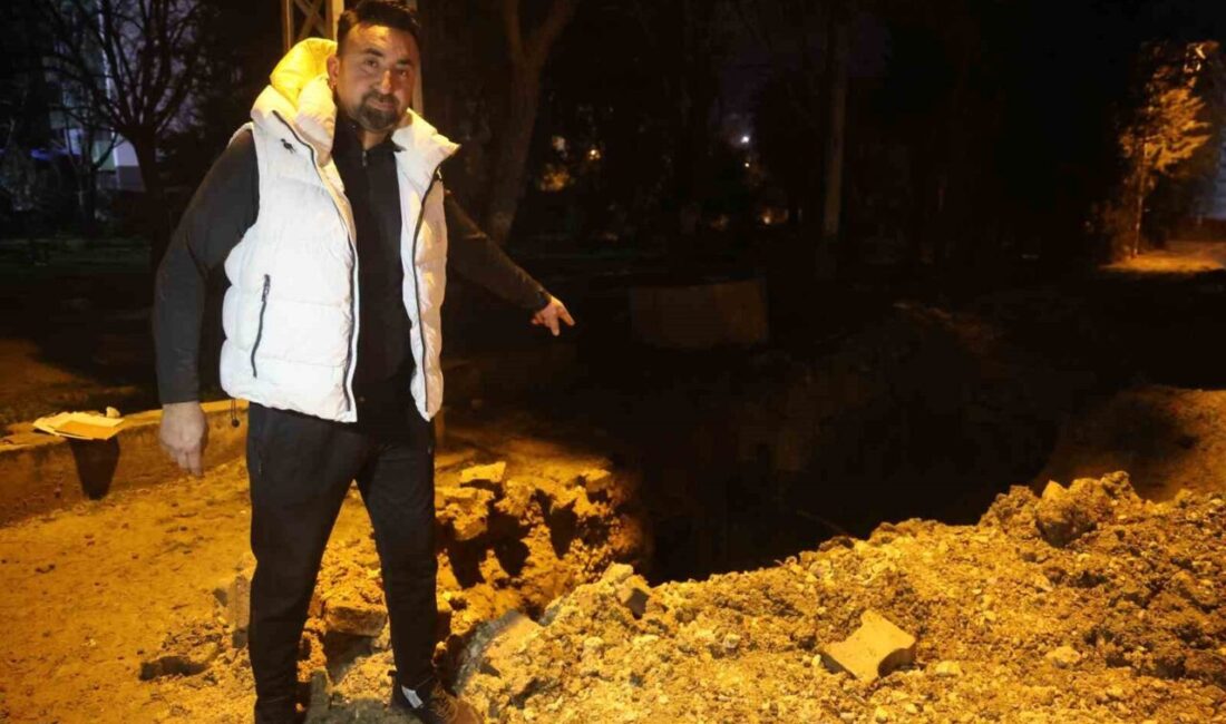 Hatay’da yaşadığı sokağın kanalizasyon hattına beton döken firma çalışanlarına “Senin