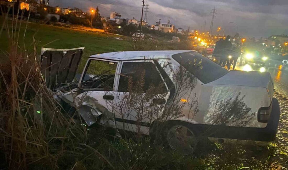 Antalya’nın Serik ilçesinde iki otomobilin çarpıştığı kazada 1 kişi yaralandı.