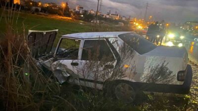 Antalya’nın Serik ilçesinde iki otomobilin çarpıştığı kazada 1 kişi yaralandı.