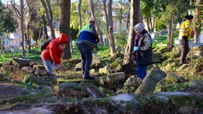Samsun Seyyid Kutbiddin Mezarlığı’nda, kültürel mirası koruma ve gelecek nesillere