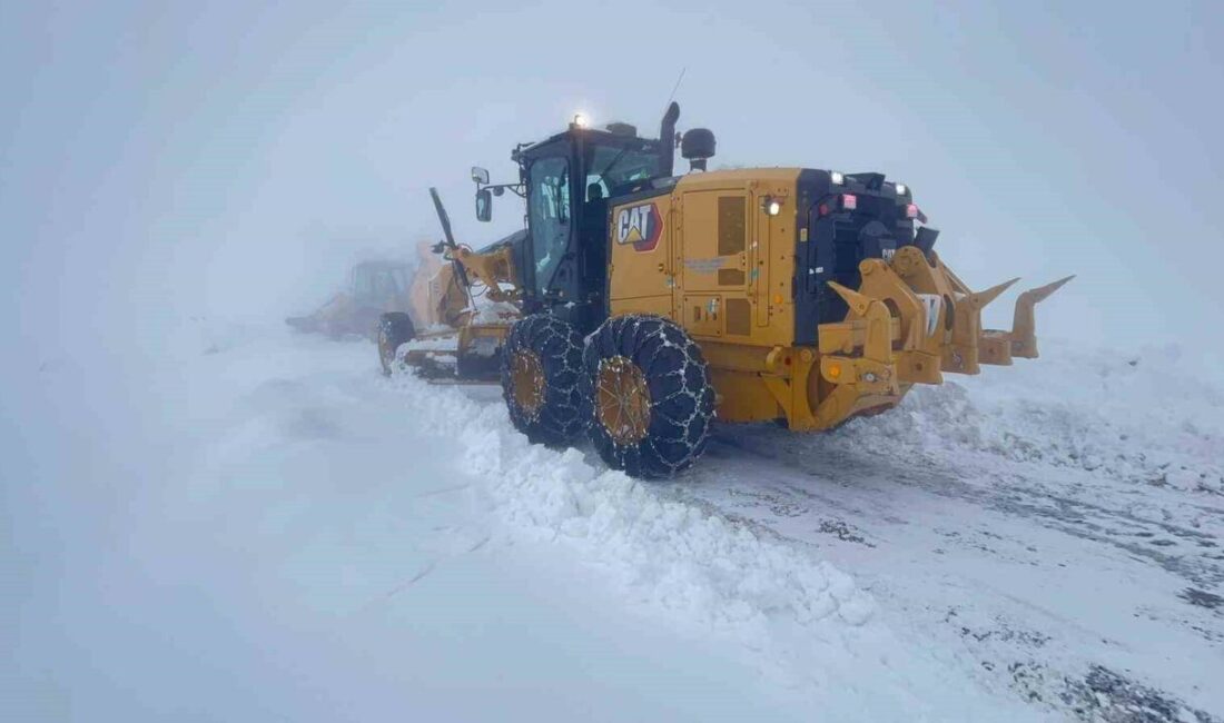 Siirt merkezde kar yağışından kapanan 14 köy yolu ulaşıma açıldı.