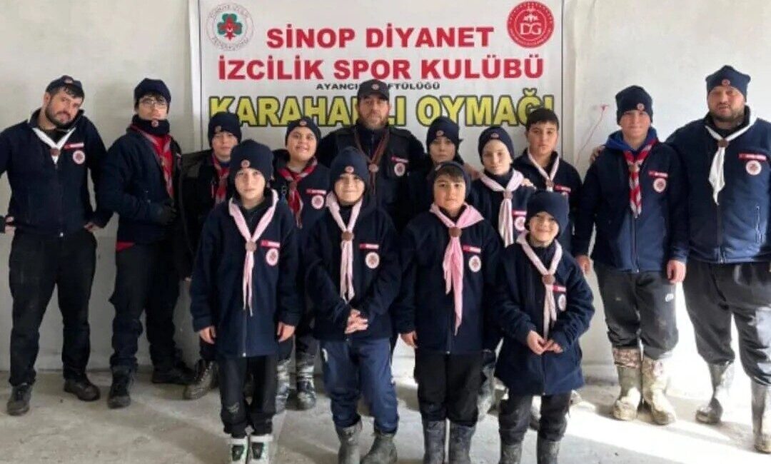 Sinop’ta Diyanet İzcilik Spor Kulübü tarafından organize edilen “Uzun Süreli