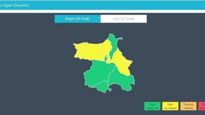 Meteoroloji Genel Müdürlüğü, Sinop’un kuzey ilçeleri için sarı kodlu meteorolojik