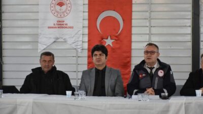Sinop’ta üreticilere yönelik bilgilendirme toplantıları kapsamında tarımsal destekler, üretim planlaması