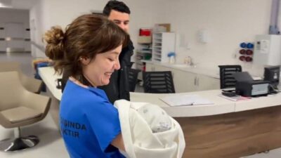 Yeni yılın Sinop’taki ilk sevinci, dünyaya gözlerini açan Eren bebekle