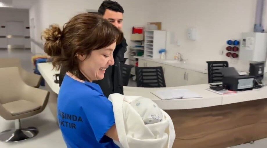 Yeni yılın Sinop’taki ilk sevinci, dünyaya gözlerini açan Eren bebekle