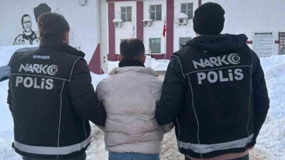 Şırnak’ta uyuşturucu suçundan kesinleşmiş hapis cezası bulunan şahıs, polis ekipleri