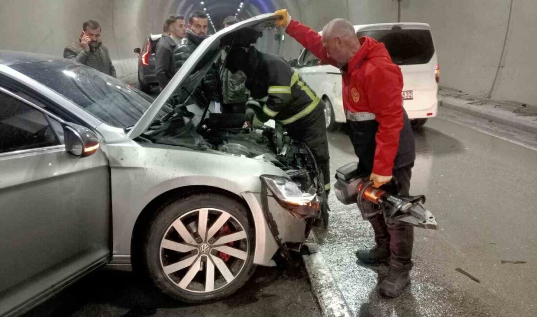 Şırnak-Cizre kara yolu Şehit Güvenlik Korucusu Dündar Page Tüneli’nde buzlanma