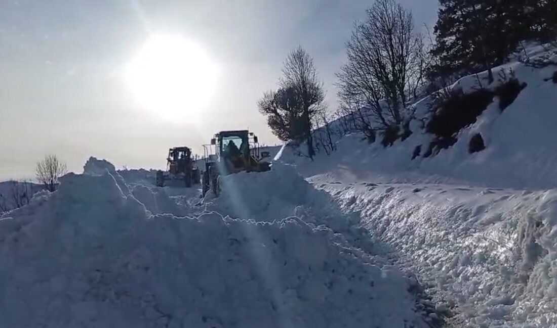 Siirt’in Şirvan ilçesinde kar yağışı başladı, İl Özel İdare ekipleri