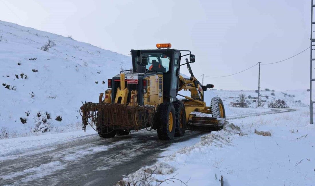 Türkiye’nin en fazla köyüne sahip olan Sivas’ta kar yağışı ve