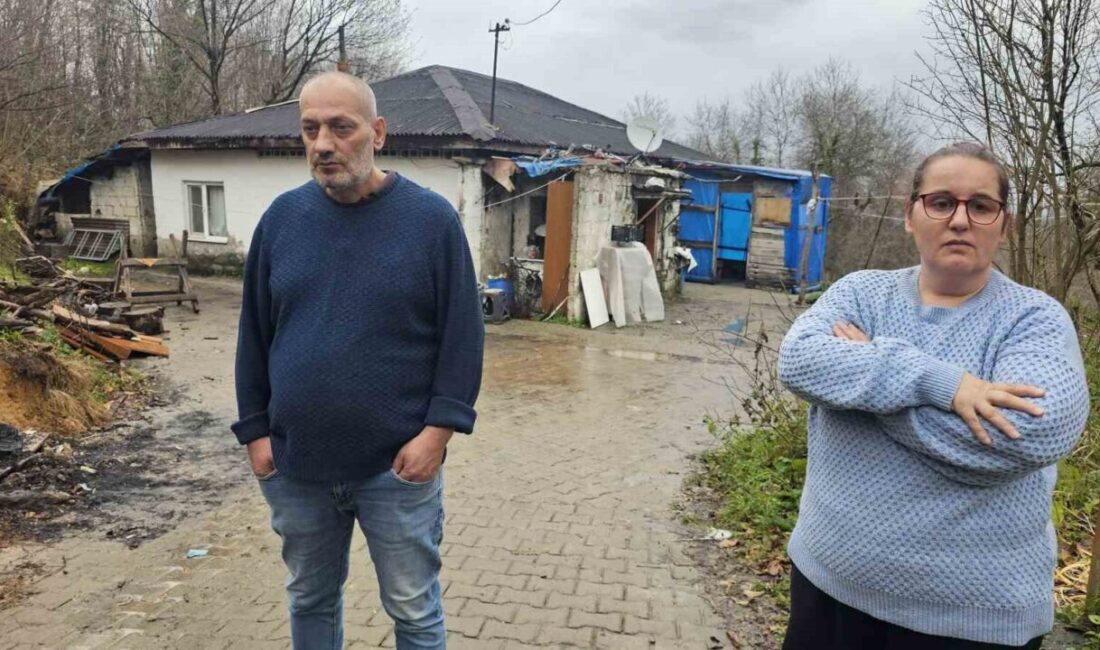 Zonguldak’ta şizofreni hastası eşi ve iki çocuğuyla birlikte yaşam mücadelesi