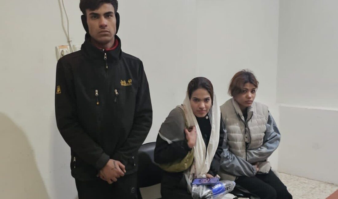 Hava sıcaklığının eksi derecelerde seyrettiği Şanlıurfa’da sokakta kalan bir aileye