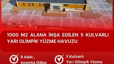 Stadyumdan yüzme havuzuna, spor salonundan gençlik merkezine kadar birçok modern