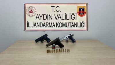 Aydın’ın Söke ilçesinde jandarma ekipleri tarafından yapılan çalışmalarda 3 adet