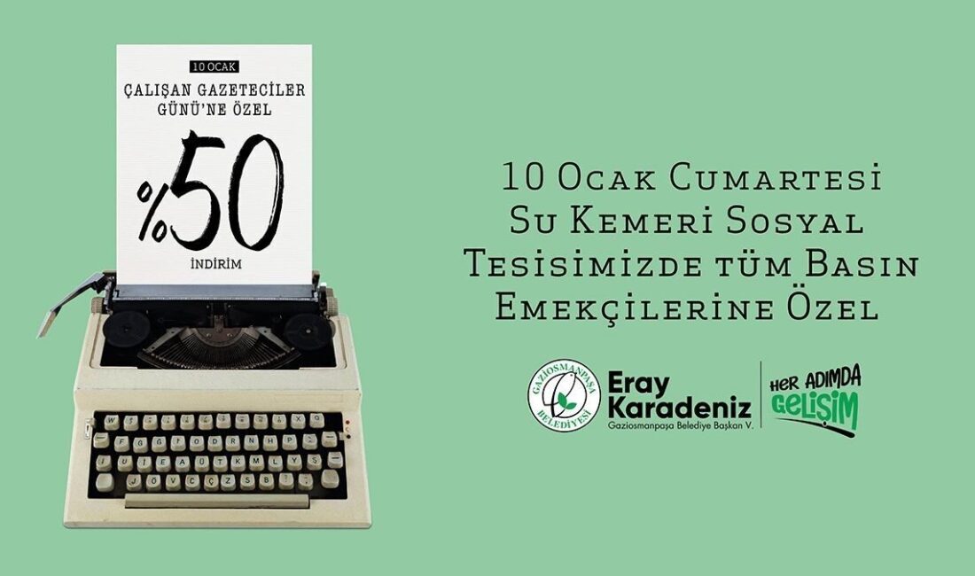 Gaziosmanpaşa Belediyesi, 10 Ocak Çalışan Gazeteciler Günü dolayısıyla Su Kemeri